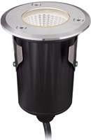 Faretto calpestabile Inox rotondo 5W 3000K ip68