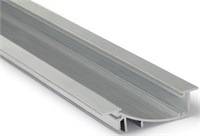 Profilo in alluminio segnapasso battiscopa 2mt CON COVER OPACA