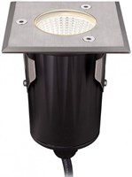 Faretto calpestabile Inox quadrato 9W 3000K ip68