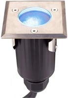 Faretto calpestabile Inox quadrato 9W 700mA RGB ip68