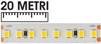 Strip led 2835 IP20 26W/mt 24V 4000K 20 METRI