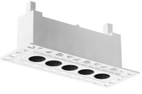 faretto Downlight CARTONGESSO STUCCABILE BIANCO 10W 4000K CRI90 UGR19 5 LED
