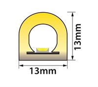 Flex neon 1313 dome top view 15w/mt 4000K IP67 TAGLIO 1CM