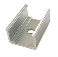 CLIP IN ALLUMINIO PER FLEX 1010 CONVEX/FLAT L. 20MM