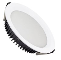 faretto downlight bianco led samsung 30W natural urg17 foro Ø200mm driver lifud