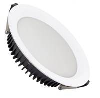 Faretto Downlight Bianco Led Samsung 30W Natural Urg17 Foro Ø200Mm Driver Lifud