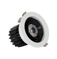 Downlight Incasso Orientabile 7W Ip40 4000K Foro Ø80Mm Cri90 Ugr19