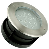Faretto calpestabile Inox rotondo 12W 3000K 90° IK10 IP67 220V