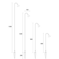 Faretto giardino forma a campana 5W 500mA L.600mm PICCHETTO - Italy