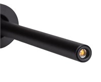 APPLIQUE DA SOFFITTO NERO 4W 220V