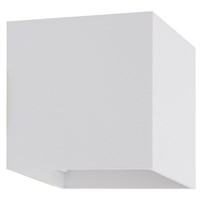 Applique CUBO UP&DOWN DA PARETE IN PC BIANCO 6W 4000K 10X10CM IP44