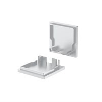 KIT 2 TAPPI GRIGI SENZA FORO PER PROFILI AV7167XIAA E AV7170XIAA CON COVER QUADRATA