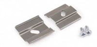 Kit 2 clip in alluminio modello U5 per vari profili