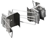 KIT 2 CLIPS A FARFALLA MODELLO U7 PER VARI PROFILI
