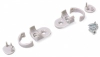 Kit 2 ganci in plastica per profili rotondi AV5845XIAA e AV3593XIAA