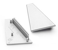 Kit 2 TAPPI SENZA FORO per profilo AV2836XIAA
