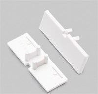 KIT 2 TAPPI BIANCHI CON FORO PER AV3176XIAA