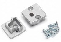 KIT 2 TAPPI GRIGIO CON FORO PROFILO COD. AV7017XIAA