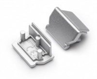 KIT 2 TAPPI GRIGIO SENZA FORO PROFILI AV3600XIAA E AV3603XIAA
