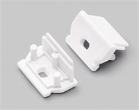 KIT 2 TAPPI BIANCO CON FORO PER PROFILO AV3604XIAA