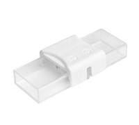 Connettore DOPPIO BIANCO PER STRIP 8mm MONOCOLORE IP67 / IP68