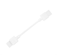 Connettore DOPPIO BIANCO PER STRIP 8mm MONOCOLORE IP67 / IP68 CON CAVO