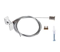 kit di sospensione bianco l. 2mt per binario trifase av4498biaa e av4969biaa