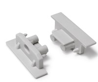 KIT 2 TAPPI GRIGI CON FORO PER PROFILO CODICE AV3589XIAA
