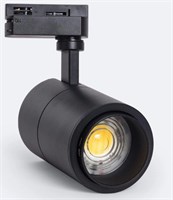 Faretto binario monofase NERO 30W UGR15 CCT SELEZIONABILE dimmerabile triac