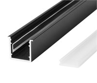 Binario 24V MICRO da incasso nero 2MT 12x10mm