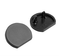 KIT 2 TAPPI NERI PER Binario 24V MICRO ROTONDO COD. AV8051XIAA