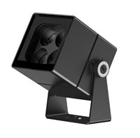 FarO giardino orientabile nero 15W IP65 3000K con staffa 40° 24v