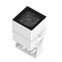 FarO giardino orientabile bianco 15W IP65 3000K con staffa 40° 24v