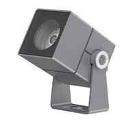 Faro giardino orientabile antracite 6W IP65 3000K con staffa 25° 24v