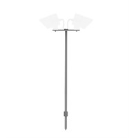 PICCHETTO CON STELO DOPPIO ANTRACITE 50CM PER FARETTI CUBO AV7981WIAA/ AV7982WIAA