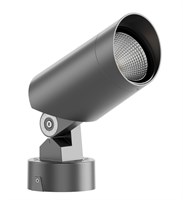 Faro giardino orientabile antracite 36W IP66 3000K con staffa 38° 24v