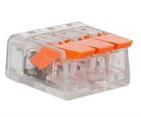 PACK 20PZ CONNETTORI RAPIDI 3 CONTATTI PER CAVI 0,08-4mm