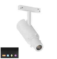 Faretto spot binario BIANCO con SAGOMATORE 48V 20W 3000K 24° DIMMERABILE