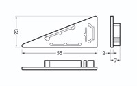 KIT 2 TAPPI BIANCHI SENZA FORO PER AV3339XIAA