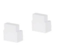 KIT 2 TAPPI BIANCHI CON FORO PER PROFILO AV7356XIAA