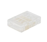 PACK 10PZ connettori di giunzione TRASPARENTE per strip led da 12mm RGB+CCT