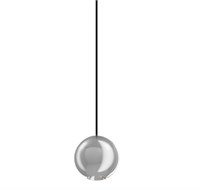 Lampada SFERA a sospensione cromo 7W PER binario 48V 3000K 36° DIMMERABILE