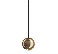 Lampada SFERA a sospensione oro 7W PER binario 48V 3000K 36° DIMMERABILE