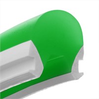 Guaina in silicone verde 8x10mm - rolla 50mt
