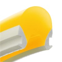 Guaina in silicone arancione 8x10mm - rolla 50mt