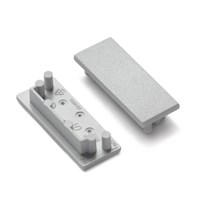Kit 2 tappi argento per profilo AV5196XIAA