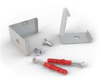 kit 2 GANCI INOX PER PROFILO AV0114XIAF