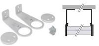 SET BRACCIO ESTENSIONE DOPPIO METALLICO PER PROFILI AV3333IXIAA E AV3594XIAA