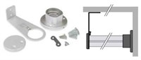 SET BRACCIO ESTENSIONE SINGOLO METALLICO PER PROFILI AV3333XIAA E AV3594XIAA