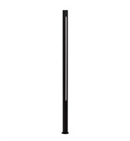 Paletto led da giardino nero opaco 15W 3000K IP65 1mt LINEA picchetto incluso